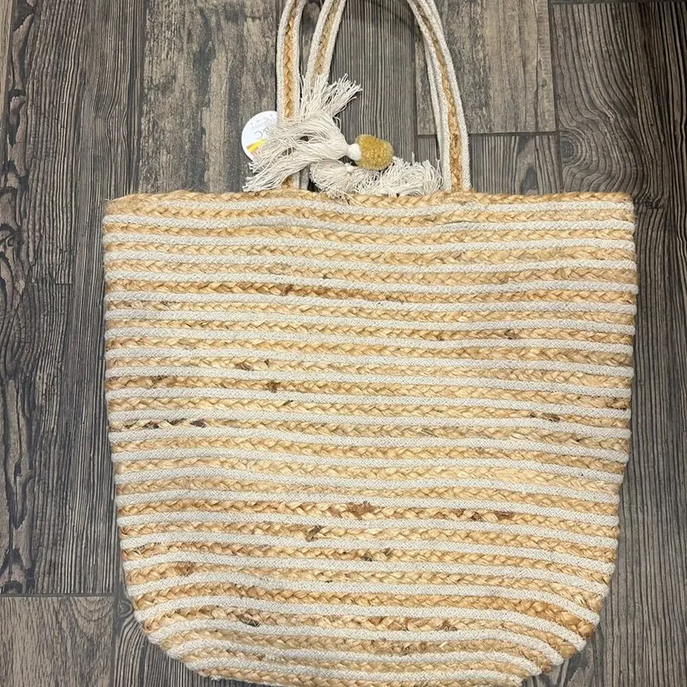 C & C California Home Woven Tote Bag
